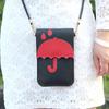Classic Leather Women Cell Phone Wallet Pocket Purse With Shoulder Bags