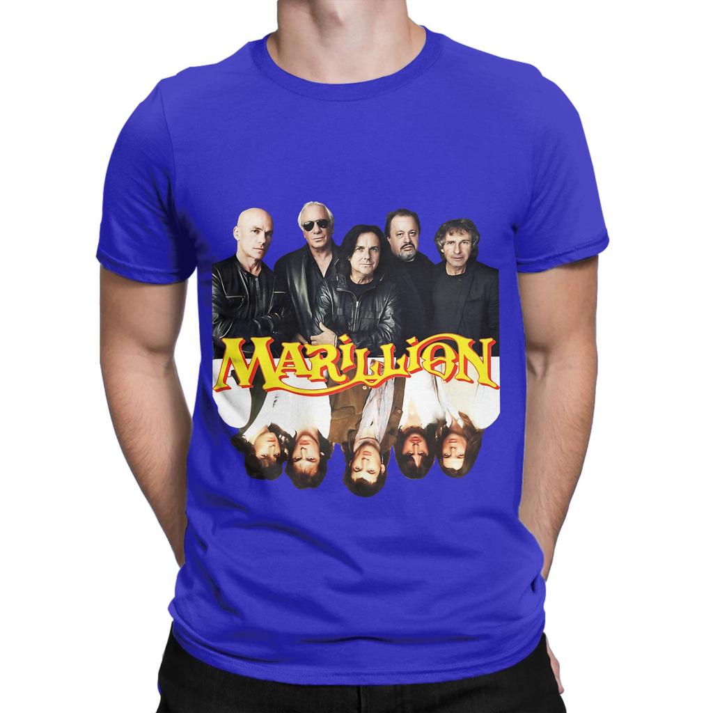 Marillion Members Before After Funny Graphic 100 Cotton TShirt Marillion Tops Tees For Unisex