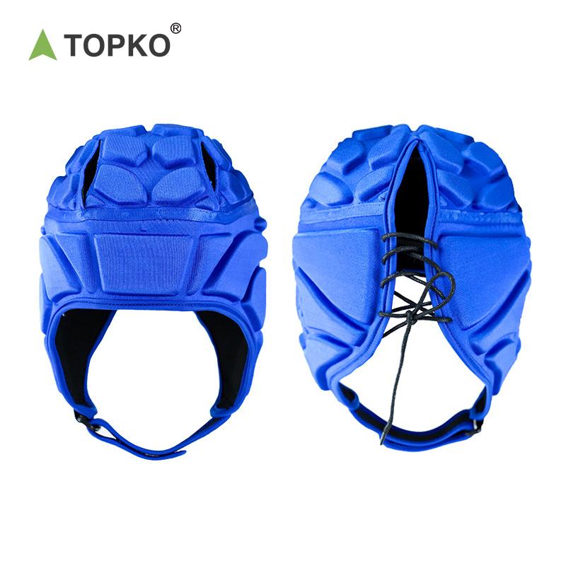 TOPKO  Goalie Helmet  Soccer Goalie Rugby Roller Skis Skaterd HELMET   Riding HELMET