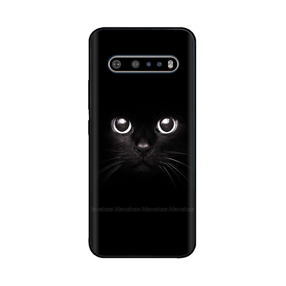 Для чехла LG V60 ThinQ 6.8" Мягкий силиконовый ТПУ чехол для телефона Funda Для LG V60 ThinQ 5G V 60 Задняя крышка lgV60 ThinQ coque Бампер Оболочка
