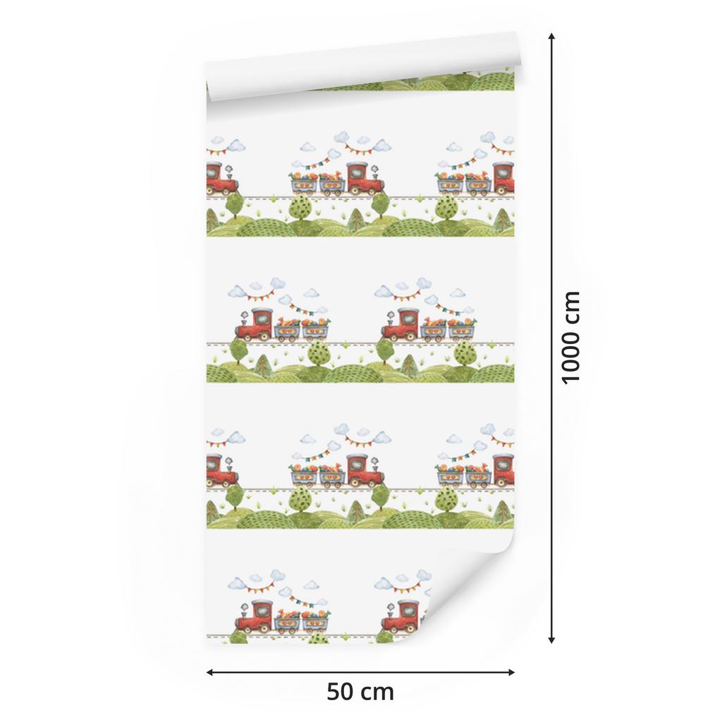 Wallpaper Fairytale and charming pattern for living room and bedroom 50x1000