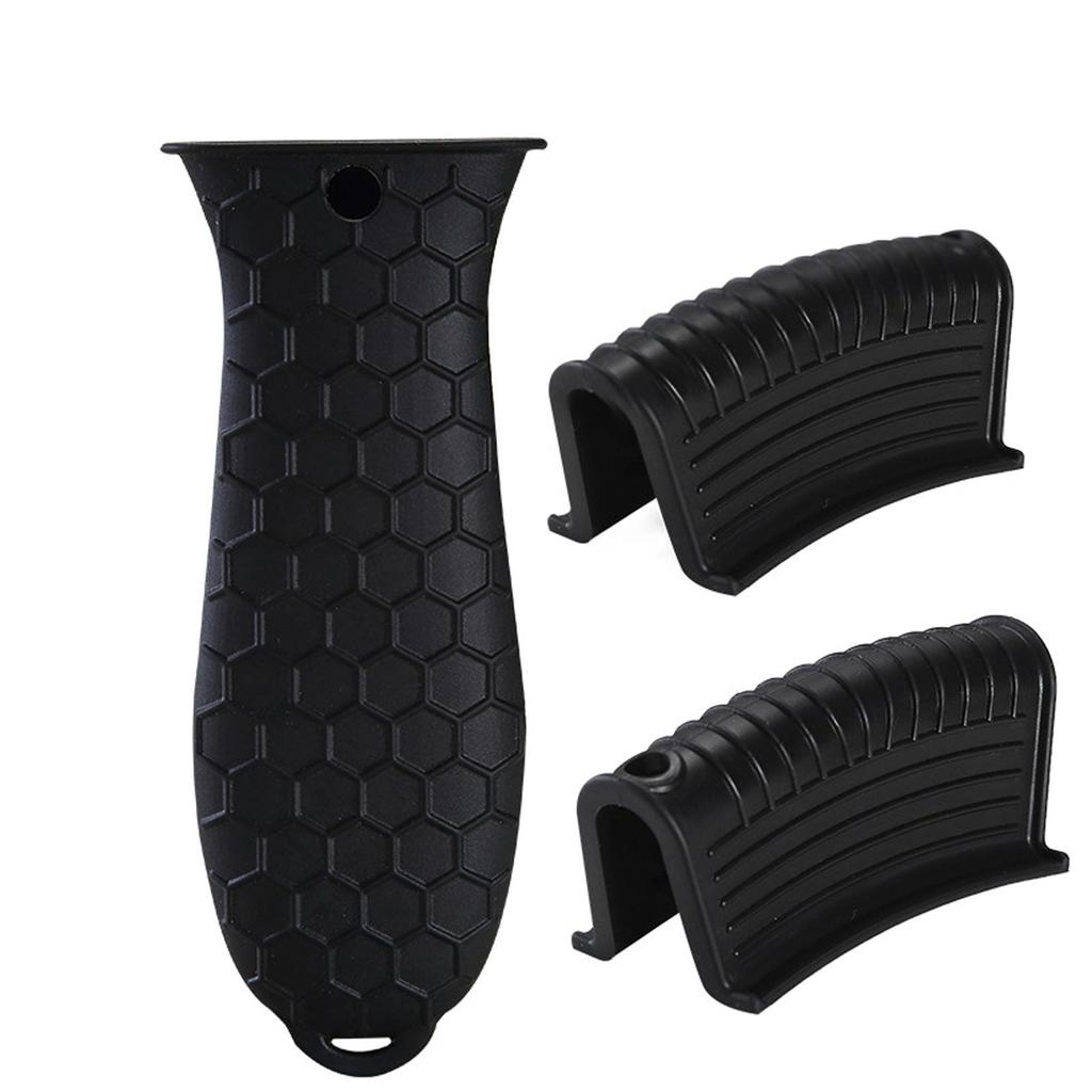 Multi Griddle Handle Set of 2 Iron Plate Handle Cover Thickness Handle Cover Home Iron Plate Camping Case Outdoor Multi Griddle Handle Cover Easy To