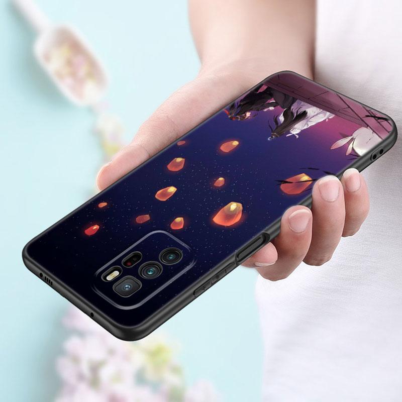 Anime Mo Dao Zu Shi Phone Case For Xiaomi Redmi Note 11 10 9 8 Pro 11T 5G 10T 10S 9S 9T 9i 9C 9A 8T Soft TPU Black Cover Funda