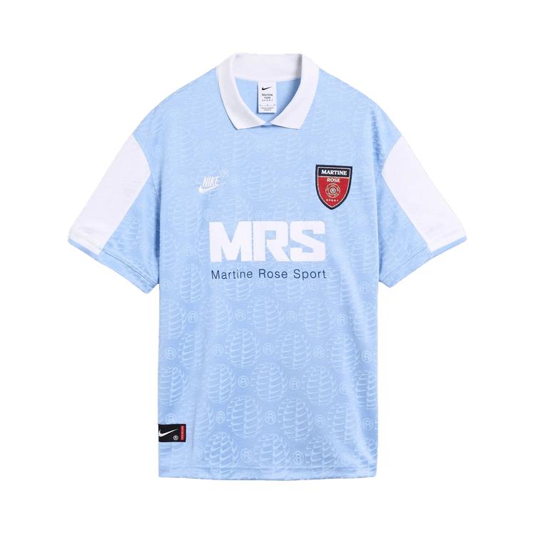 Nike X Martine Rose Трикотажная футболка Психический синий/Белый Мужские топы HM9020-422