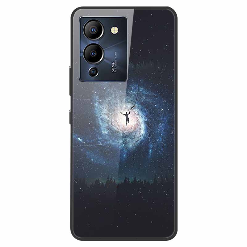 Чехол для Infinix Note 12 G96 X670 Мраморное Закаленное Стекло Жесткая Задняя Крышка для Телефона Infinix Note12 Helio G96 Чехлы 6.7'' Fundas