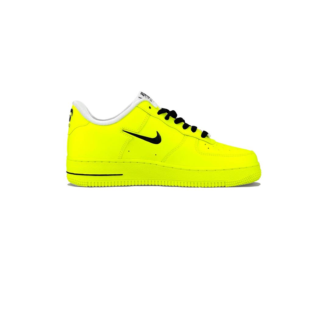 Nike Air Force 1 Low top Skateboard Shoes Women's Neon Yellow FB8251-100(Team338-2.0)