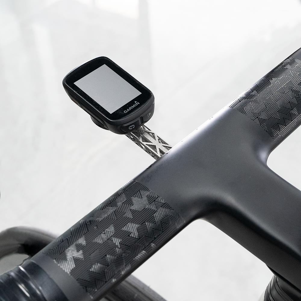 ZRACE 3D Printed Titanium Bike Computer Front Mount for Integrated Handlebars, IGPSPORT Garmin Bryton Wahoo