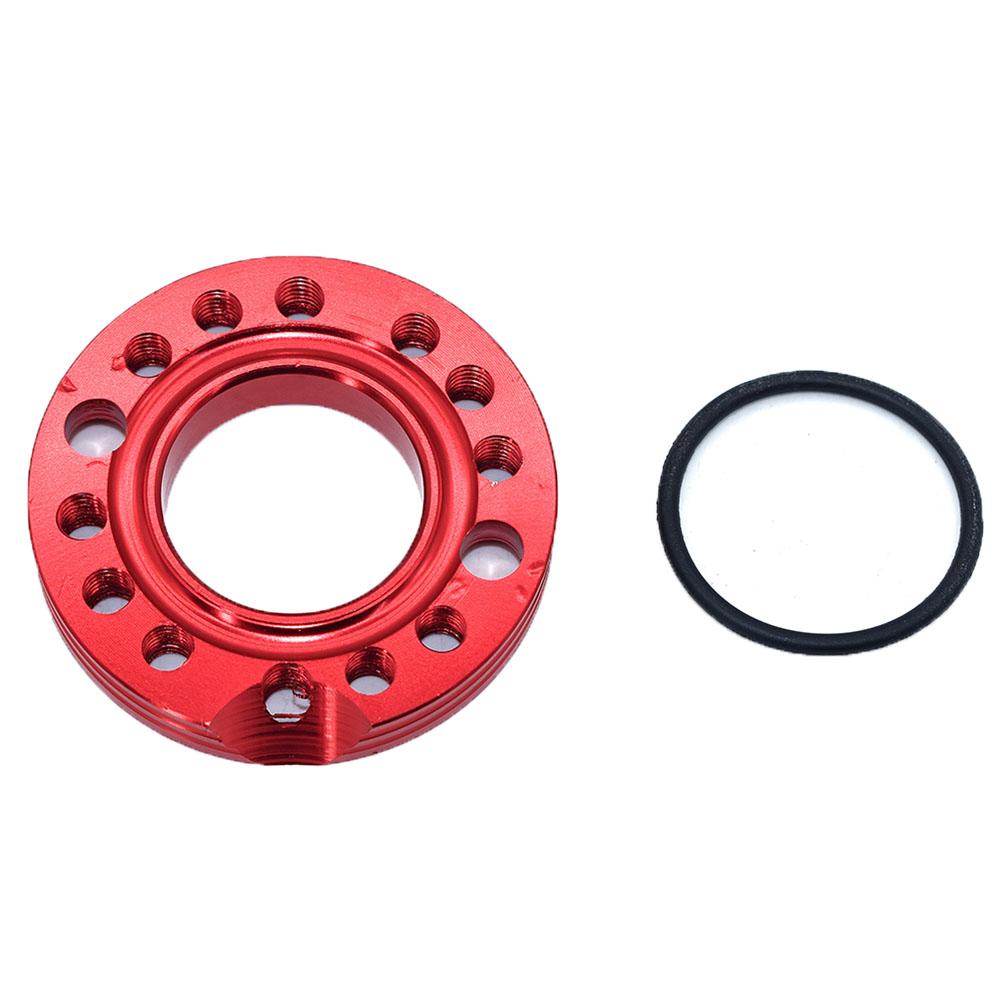 Motorcycle parts 28mm CNC Carb Carburetor Inlet Manifold Adjuster Universal flange Spinner Plate Adaptor For Pit Dirt Bikes