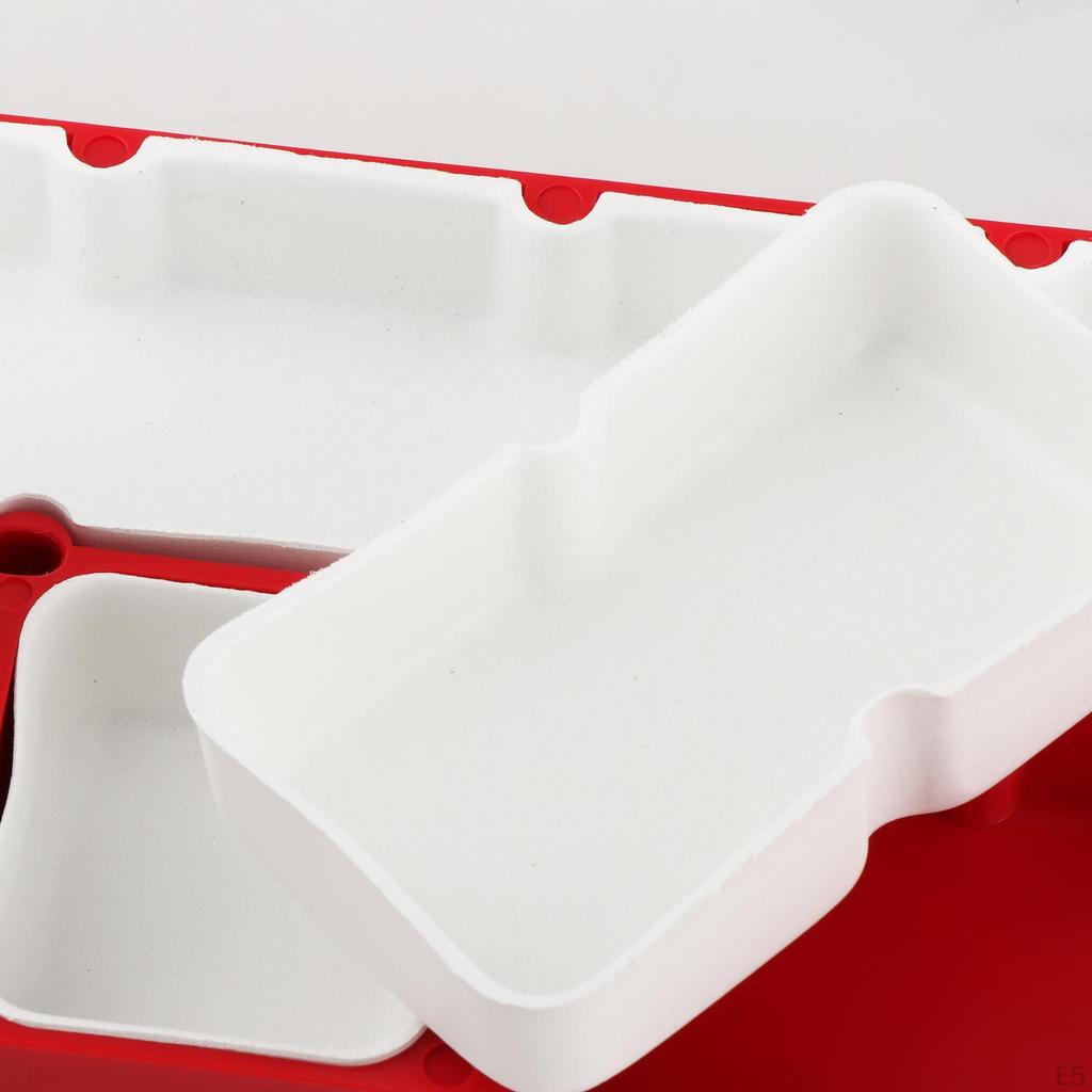 Watch Movement Parts Organizer Box with Protective Cover for Repair Tools