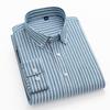 Spring and Autumn New Oxford Spun Cotton Long-Sleeved Shirt Men's No-Iron All-match Work Shirt Men's Business Inch Shirt