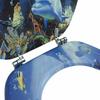 Toilet Seat with MDF Lid Dolphin Design