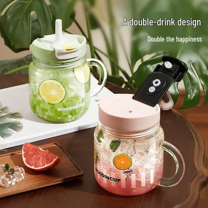 RELEA Portable High Borosilicate Glass Tea Cup