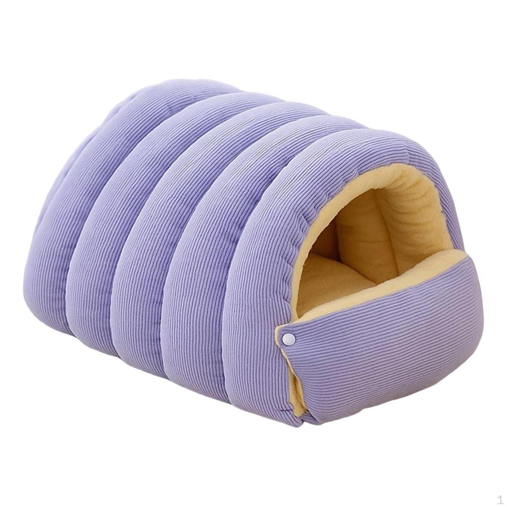 Cat Bed Shelter ,Comfortable Cats Pod, Warm Enclosed Sleeping House Indoor Nest for Indoor,