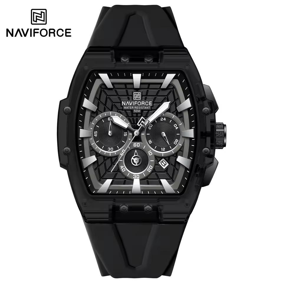 Мужские кварцевые часы-хронограф NAVIFORCE NF6113 Производство в Китае Торговля Мужские Текущие Часы Частная Марка Спортивные Часы