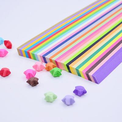 Бумага для звезд желаний 23*1 см, однотонные полоски бумаги для звезд конфетного цвета, счастливая бумага для оригами, складные стопки звезд 540 шт. 1030 шт.
