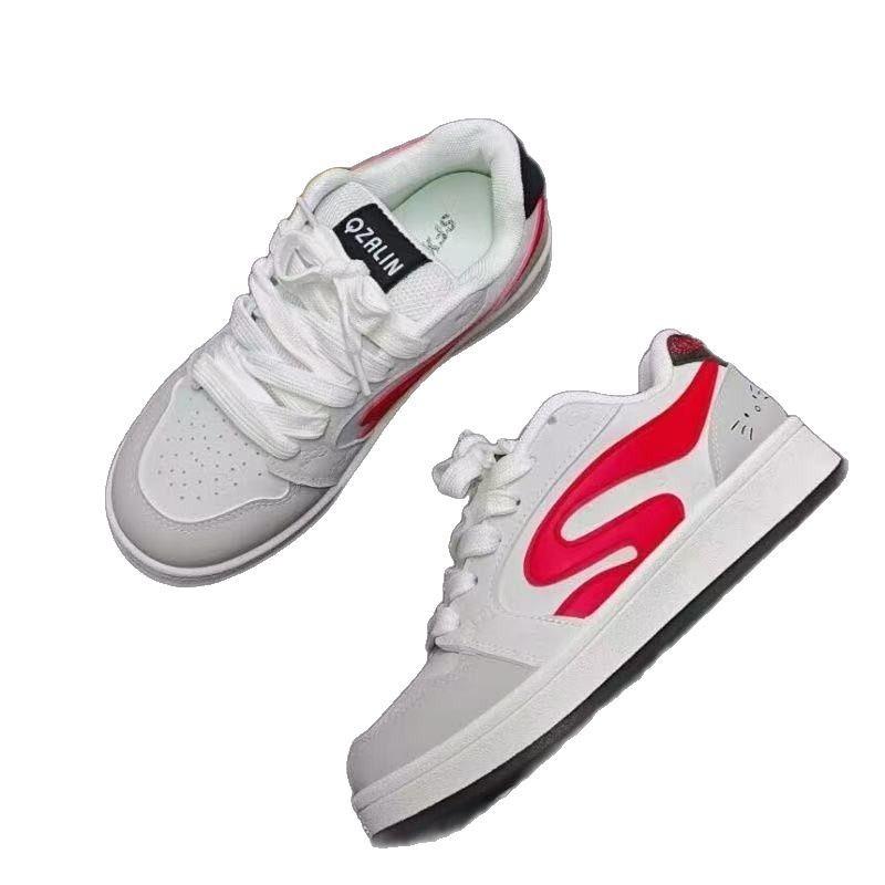 Анимационная история ретро повседневная универсальная студенческая обувь 2025 года ранняя весна новые маленькие белые туфли дофаминовый хлеб низкие туфли для доски