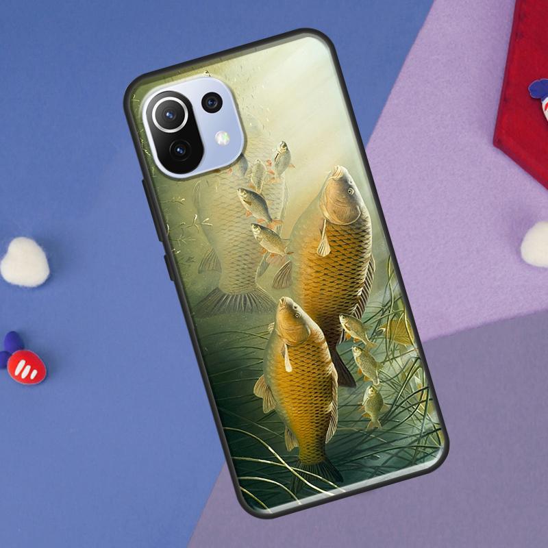 Chub Carp Fish Cover For Xiaomi 14 Ultra 13 11T 12T 13T 14T Pro POCO X7 X6 Pro X3 X5 F3 F5 M6 F6 Pro Case