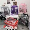 Pvc Transparent Backpack With Waterproof Design For Daily Use And Laptop