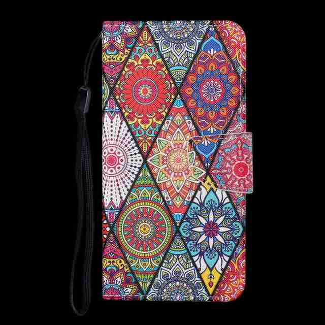 Кожаный чехол для Iphone 12 13 Pro Max, флип-кошелек, держатель для карт, модный чехол для телефонной книги с мультяшной росписью 12pro 13pro