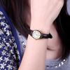 Casio Серия STANDARD Компактные Ретро Бизнес Кварцевый Механизм Кожаный Ремешок Японские и Корейские Часы Женские Часы Черный Циферблат LTP-1095Q-1A