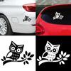 Lovely Owl Branch Car Vehicle Body Window Reflective Decals Sticker Decoration