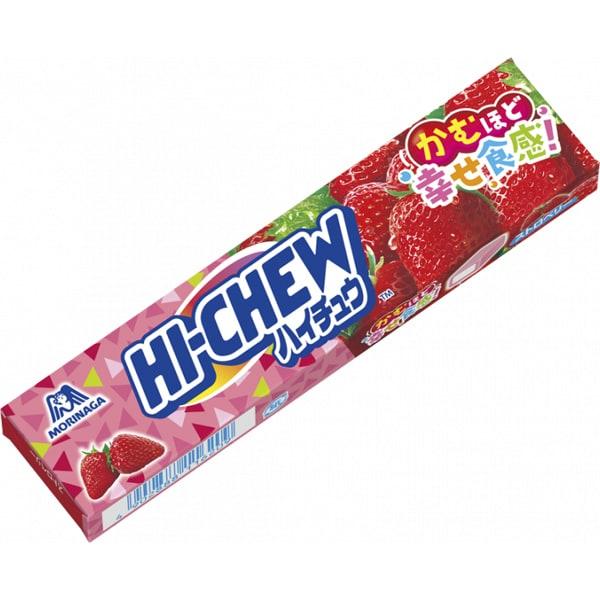Morinaga Hi-Chew Strawberry 12 шт. [Кондитерские изделия]. Чем больше жуешь, тем больше сока вытекает, Чем больше жуешь, тем больше сока вытекает, cr