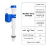 Adjustable Anti-Siphon Toilet Fill Valve with Low Noise Pressure Shut-Off and Multiple Thread Options