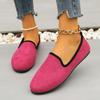 Large Size Soft-soled Round Head Fashion Casual Shoes Women 2025 Spring and Autumn Slip-on Comfortable Single Shoes for Women