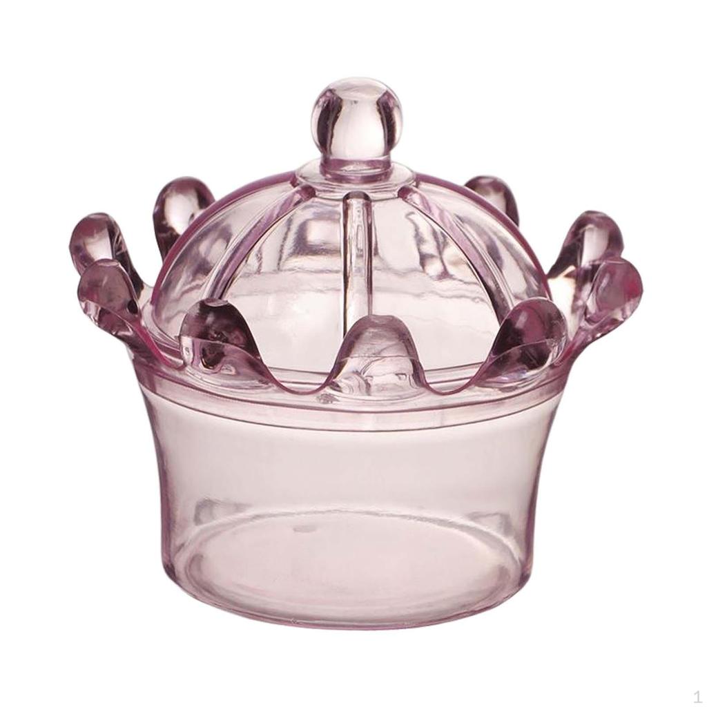 6 Pieces Mini Box Candy Jars Jewelry Storage Gift with Sealed Lids Party