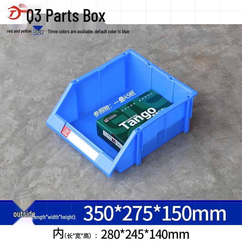 Утолщенный ящик для хранения инструментов и деталей со скошенным краем
