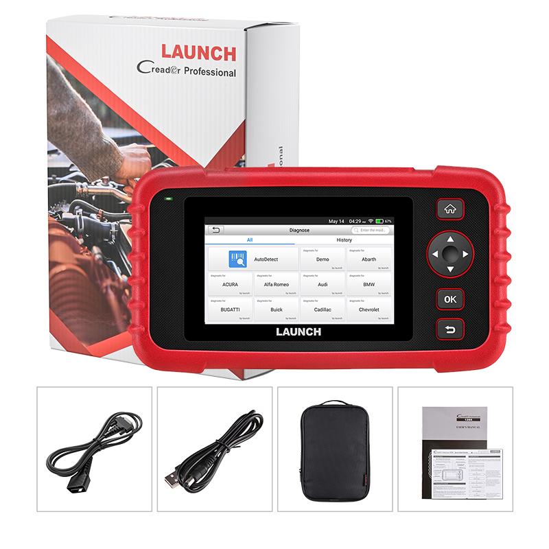 LAUNCH X431 CRP123X Автомобильные OBD2 Диагностические Инструменты OBD2 Сканер Двигатель ABS Подушка Безопасности SRS АКПП Коды Ошибок Бесплатное Обновление Автомобильные Инструменты