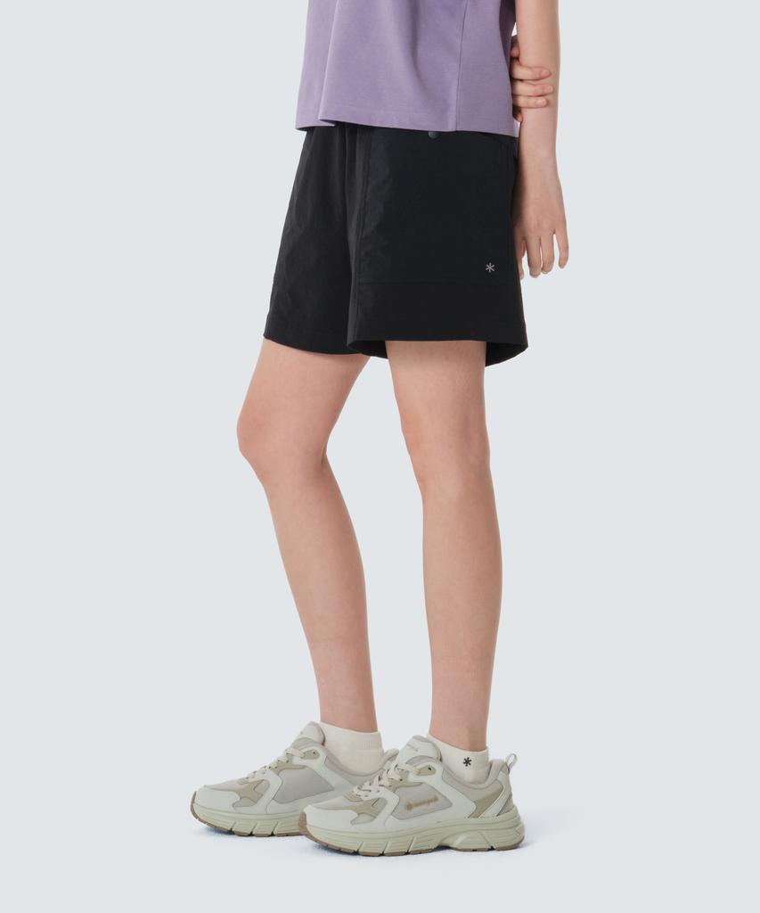 SNOWPEAK APPAREL Root Women'S Utility Shorts (S26Mwrhp65) Black