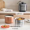 Midea 5L Stainless Steel Electric Pressure Cooker with Dual Pots
