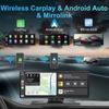 Универсальный портативный Carplay для автомобильного экрана, беспроводной экран Carplay, беспроводная автомобильная стереосистема с Carplay Android Auto, сенсорный экран автомобиля