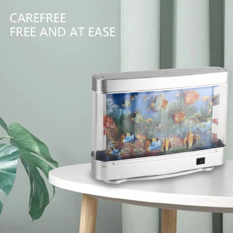 Светодиодный светильник для аквариума на морскую тематику, компактный и простой в использовании, аквариумные декорации для детской комнаты и вечеринок