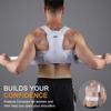 VBOSI 6102 Professional Posture Corrector Breathable Mesh 2 Support Bar Adjustable Strips Upper Back Support Comprehensive