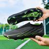 Бесшовные футбольные бутсы с плетением Flyknit мужские низкие с шипами для газона студенческие взрослые соревновательные тренировочные бутсы