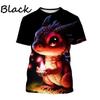 New Cute Dragon 3D Printed T-Shirt Funny Animal Tees Fashion O Neck Short Sleeve Dinosaur Unisex Streetwear Top Clothes Clothing