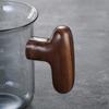 Новый грецкий орех боковая ручка кофейник боросиликатное стекло общий набор горшков V60 фильтр-чашка для кофе капельный кофе