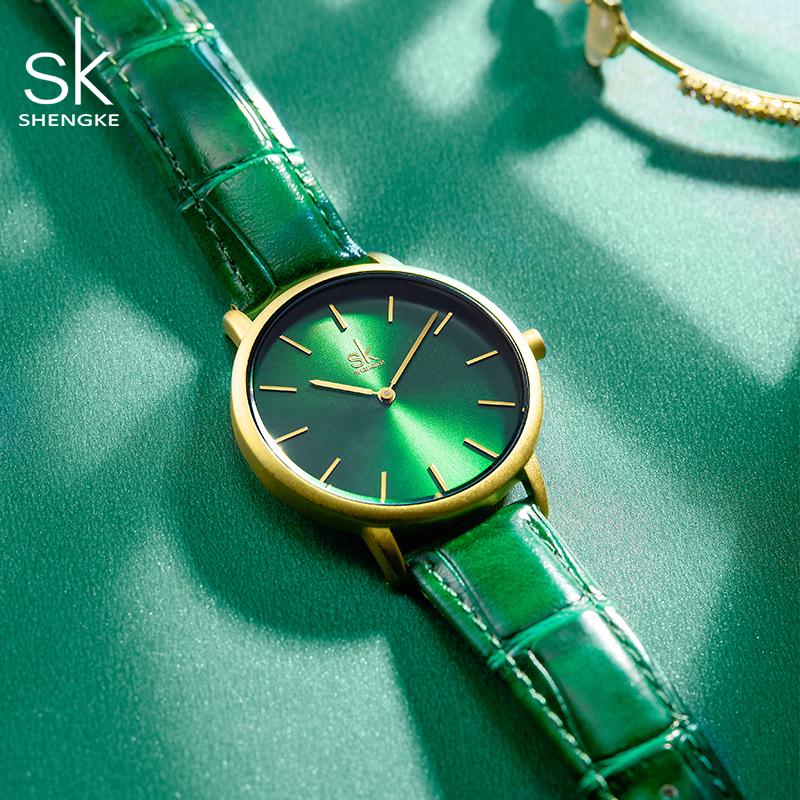 Стильные женские водонепроницаемые часы SK Brand в ретро-стиле