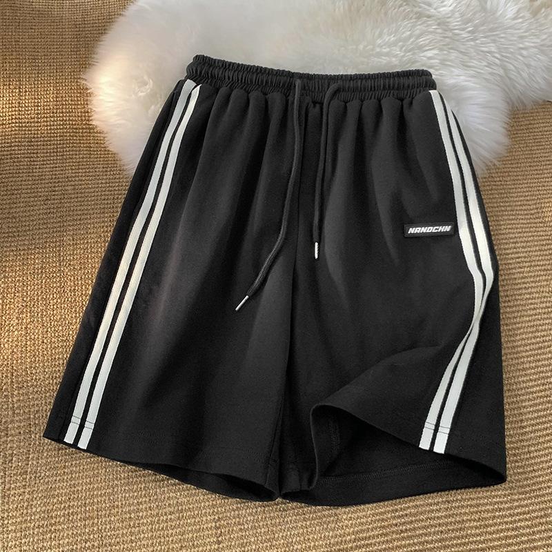 Five Points Sports Shorts Женские летние тонкие свободные брюки большого размера с высокой талией для выхода в свет, повседневные прямые брюки
