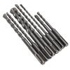 8Pcs Hammer Drill Bit Carbide Tip 2 Flute Drilling Tool Set Kit for Concrete