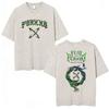 Vintage Washed Feid Vs Ferxxo Tour 2026 T Shirt Rapper Feid Ferxxo Fans Pop Short Sleeve Tshirts Mens Hip Hop Clothing Tshirt