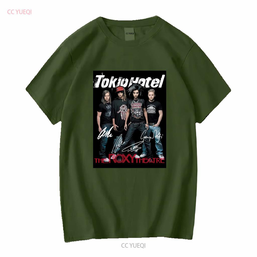 Редкая концертная футболка Tokio Hotel Винтаж Черная S 23xl Винтажная стираная Повседневный топ для ежедневной носки Модный Слегка графичный Стильный