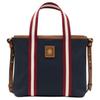 Bally Edelbliss Leather Badge Canvas Tote Bag Women Bags Blue 6313791