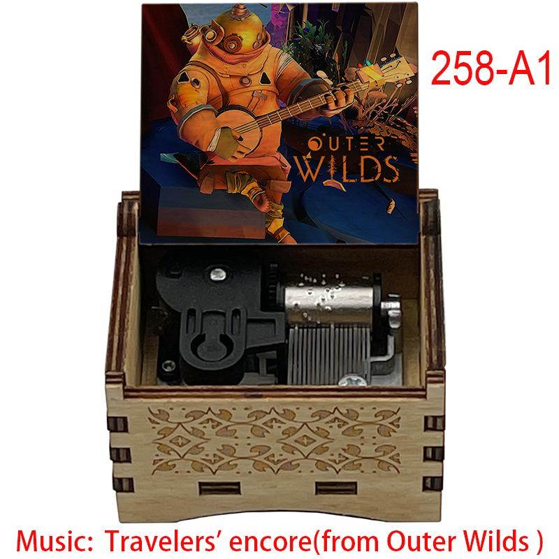 Game Outer Wilds Music Travelers' Encore Music Box 18 Note Christmas Birthday Gift for Game Fans Friends Office Decorations 3