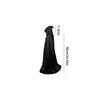 Elegant Hooded Cloak for Halloween & Christmas Devil Witch Grim Reaper Costume Cape Unisex Adult & Kids Party Cosplay