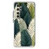Чехол для телефона для Xiaomi Mi Poco X7 X6 X5 NFC X3 Pro 17 15T 15 14T 14 13T 11 12 13 Lite Прозрачный ТПУ чехол Листья Монстера Зеленый