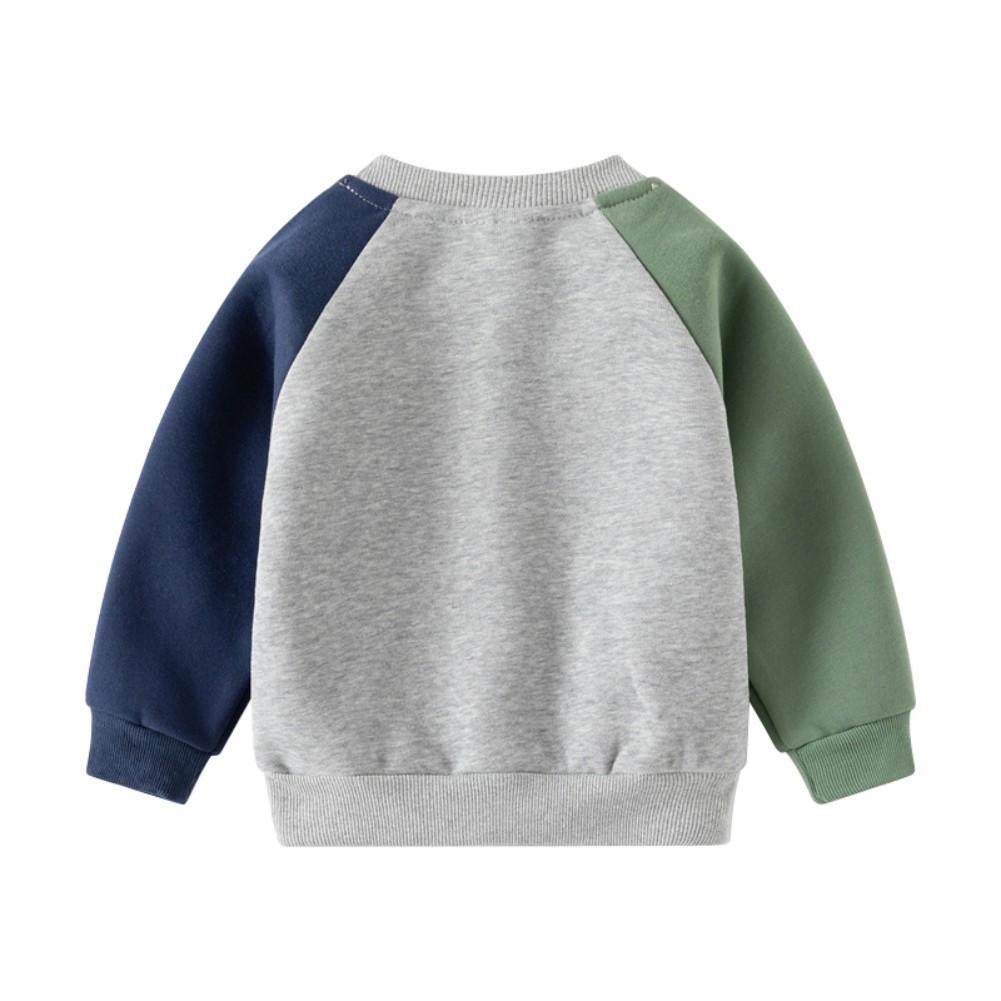 Осенне-зимний комплект свитшотов для мальчиков и девочек, пуловер с круглым вырезом, топ и штаны, детский повседневный комплект спортивной одежды