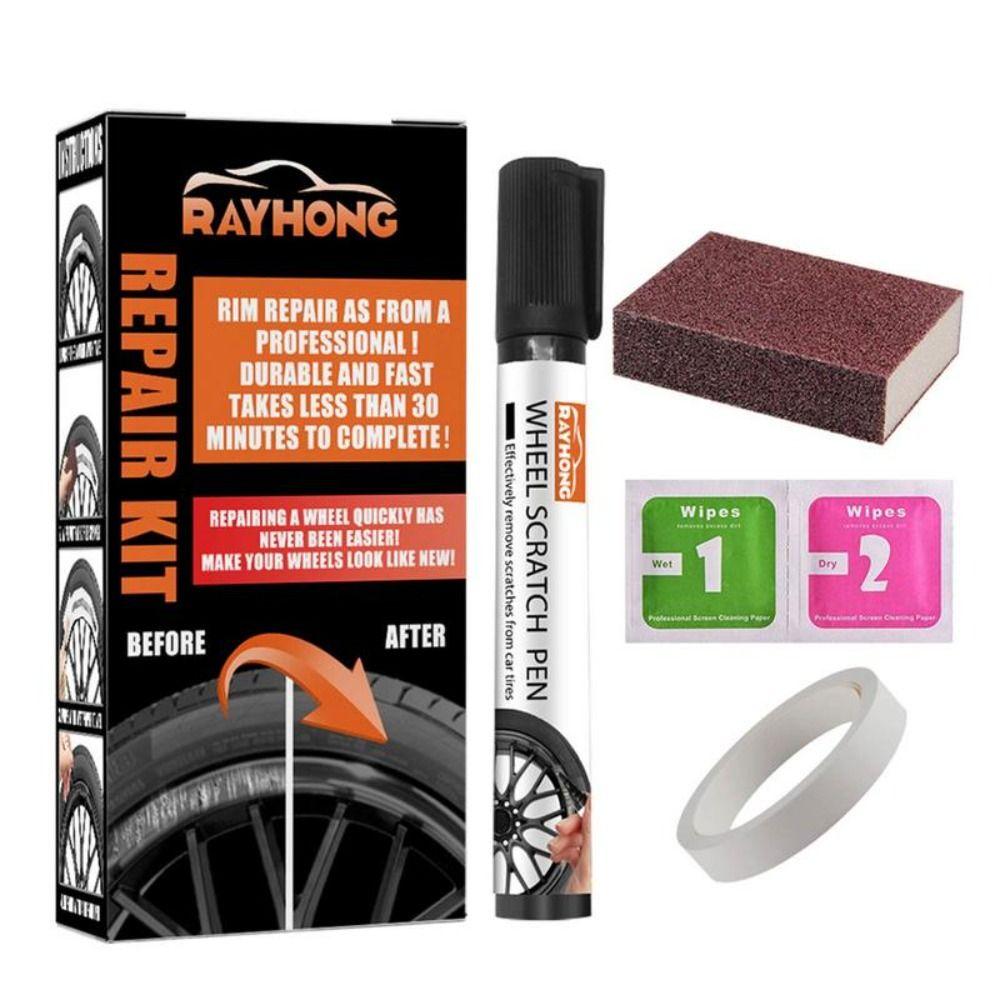 Scratch Repair Car Rim Scratch Repair Kit Universal Color Paint Repair Car Paint Pen Alloy Wheel